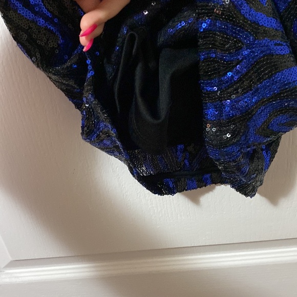 Forever 21 sparkly blue and black dress - Picture 6 of 6